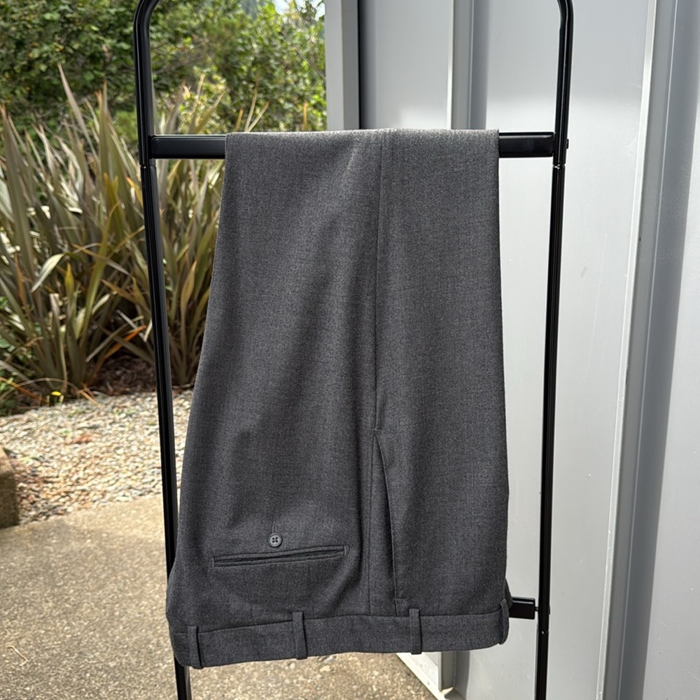 ABritches men’s Mid Grey Wool Cashmere pant.